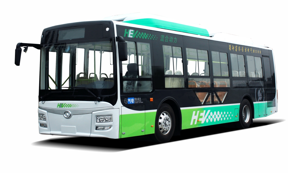 蜀都新能源10e系列气电混合动力城市客车